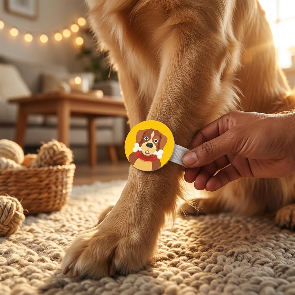 TheYayaCafe Dog Rakhi Rakshabandhan Gift for Pets, Acrylic Paw Rakhi with Elastic Band, 1.5 Inches, Cats and Fur Babies from Pet Parents, Raksha Bandhan, Birthday, Diwali