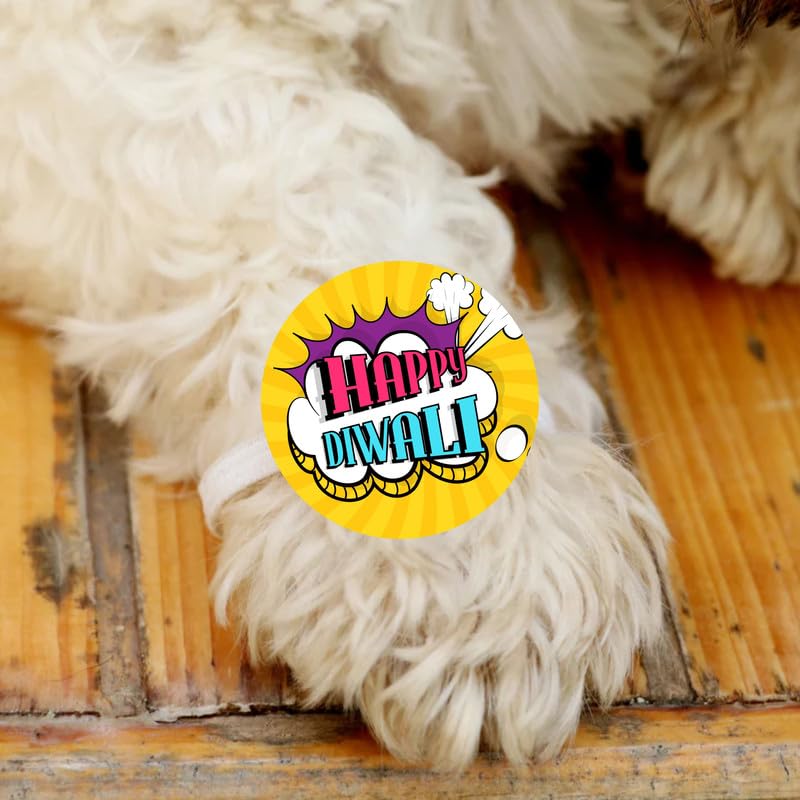 TheYayaCafe Dog Rakhi Rakshabandhan Gift for Pets, Acrylic Paw Accessory with Elastic Band, Rakhi Gift for Dogs, Cats and Puppies on Raksha Bandhan, Happy Diwali, from Pet Parent to Furry Friend