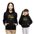 She Got It from Me & I Got It from My Mama Hoodies Set