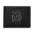 Best Dad in The World Leather Wallet - Gift for Father