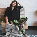 Colour Feathers Printed Leggings for Women