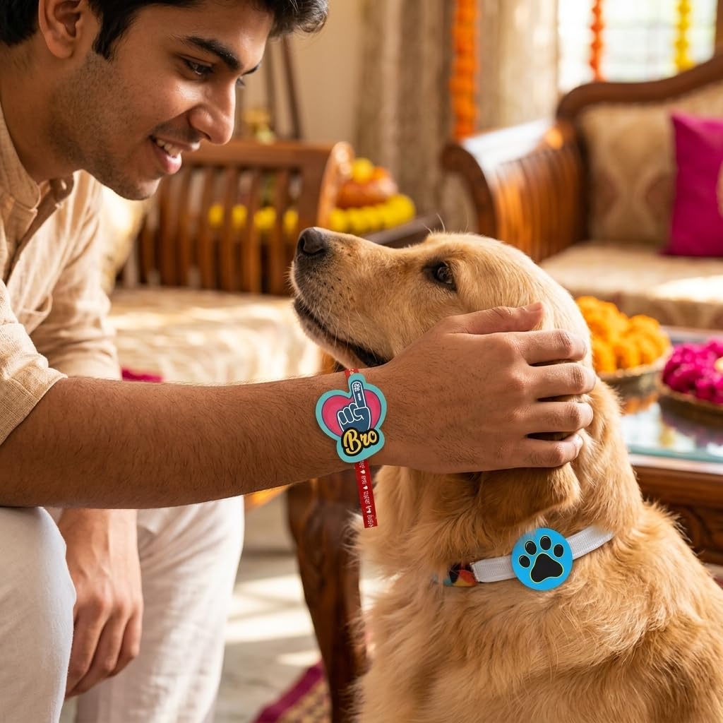 No.1 Bro & No.1 Bhabhi Family Rakhi with Kids Rakhi - Combo Pack of 3