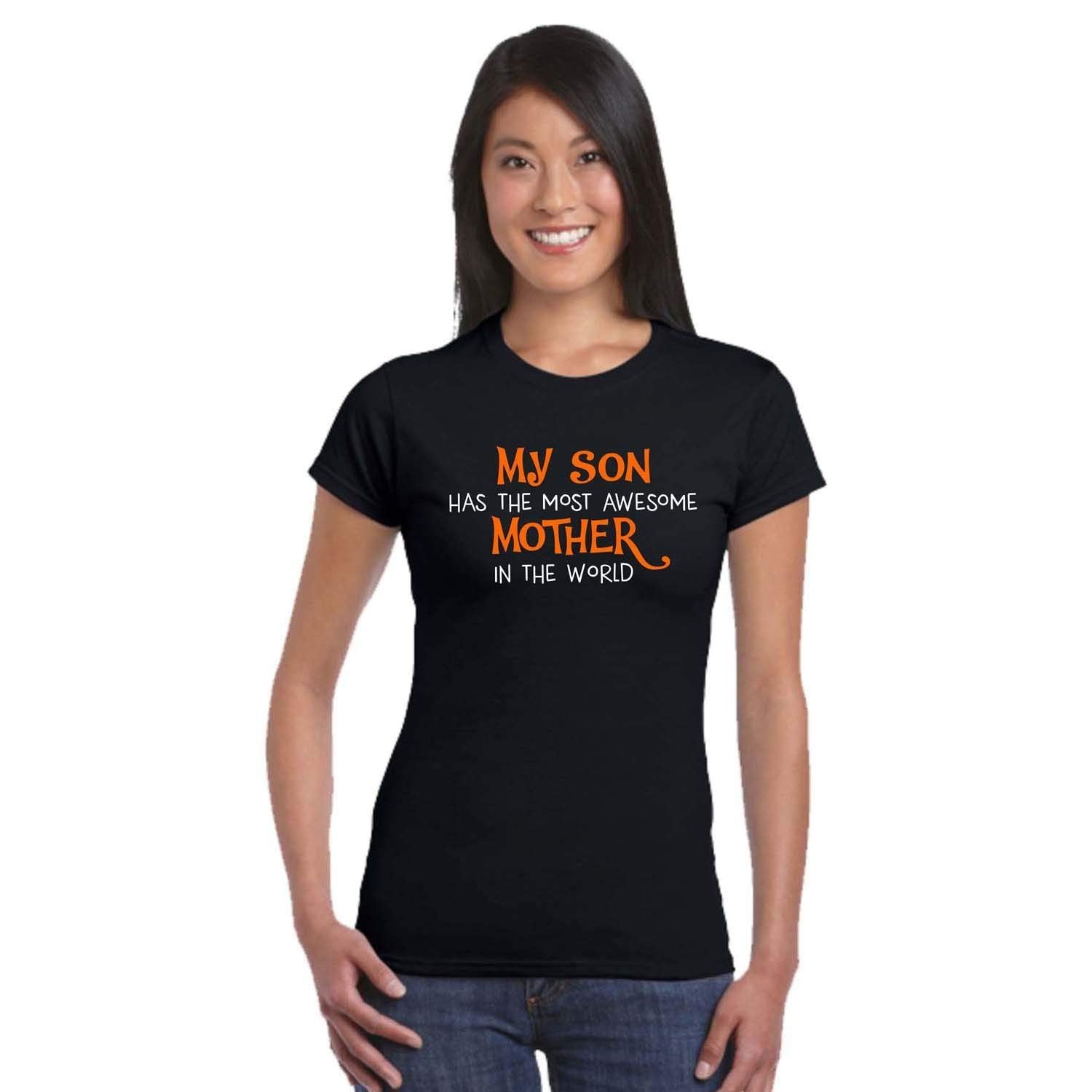 Awesome Mother Son Family Tshirts