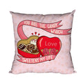 Cushion Cover for Couples - You Are My Candy Printed Valentine Gift