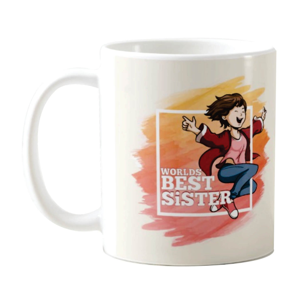 Best Sister Gift Set of 3 - Mug, Coaster & Cushion Cover