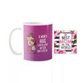 A Mom's Hug Lasts Long Coffee Mug with Coaster for Mom