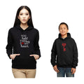 You Hold The Key To My Heart Personalised Family Hoodies Set