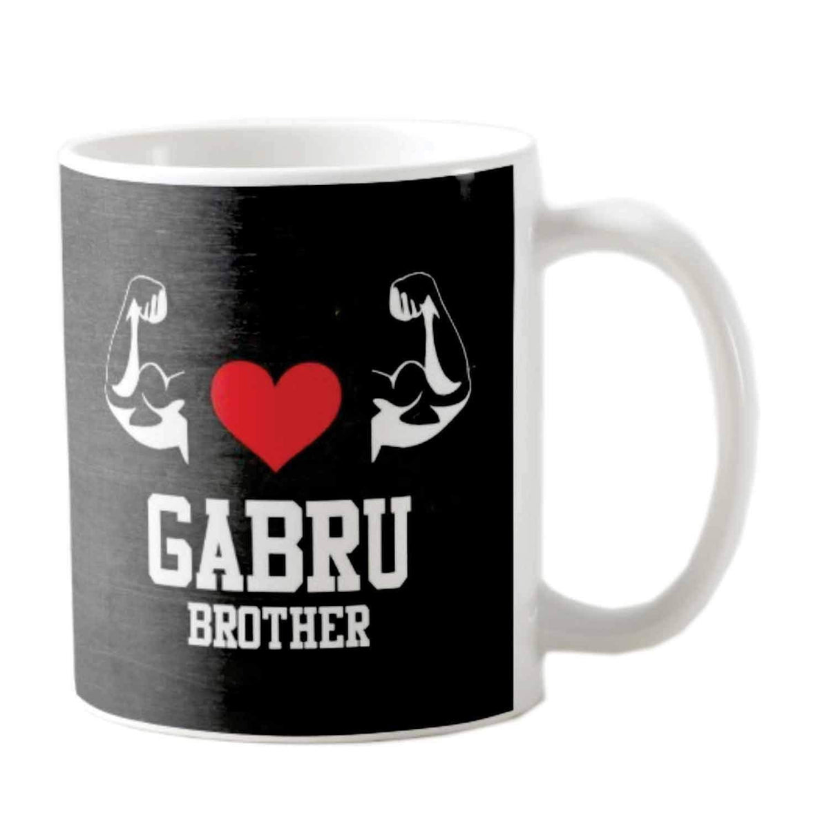 Gabru Brother Coffee Mug with Coaster - Bhai Gift Set
