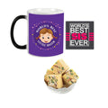 World's Best Little Sister Magic Mug, Coaster & Patisa Hamper
