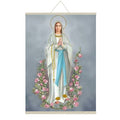 Merciful Mother Mary Canvas Scroll Wall Painting for Home Decor