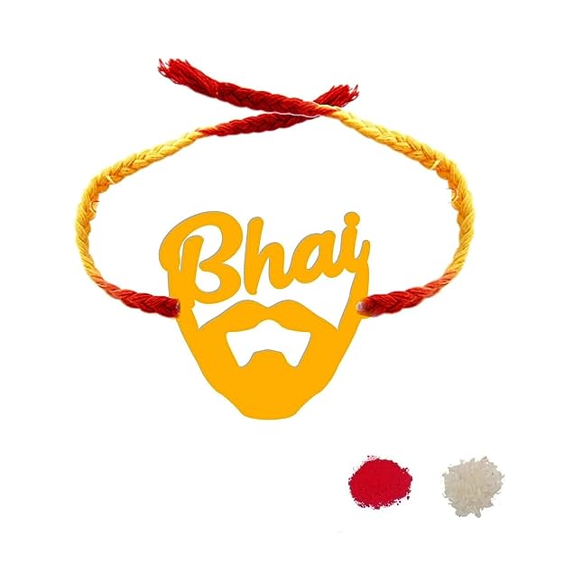 Yaya Cafe Family Rakhi for Brother Combo Set of 2 Printed Swag Wala Bhai Rakhi for Raksha Bandhan