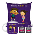You're an Idiot But Still My Sister Funny Combo - Mug, Coaster Set of 3