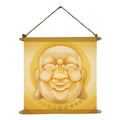 Laughing Buddha Pearls of Wisdom Canvas Wall Painting - 12x12