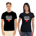 She's & He's My Weirdo Matching Couple T-Shirts