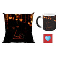 Happy Valentine Love Cushion Cover, Mug & Coaster Combo for Girlfriend