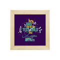 Test Child Bro Desk Clock 6x6 - Rakhi Gift for Brother