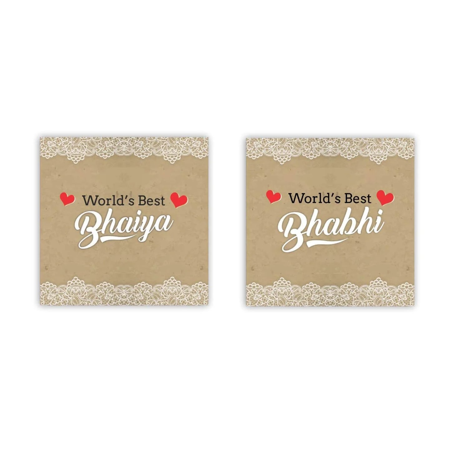 Best Bhaiya & Bhabhi Ever Engraved Icon Beer Mug