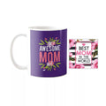 Coffee Mug with Coaster - Awesome Mom Mother's Day Gift