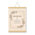 Just for You Personalised Valentine Scroll Gift Set