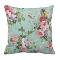 Canvas Cotton Cushion Cover, 16x16 Inch, Green, 200 TC