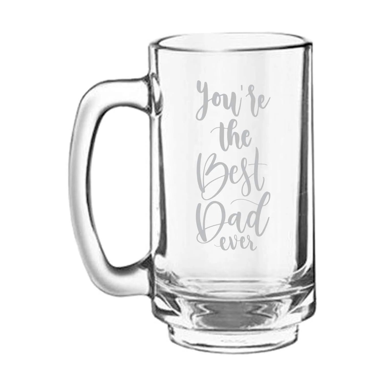 You're The Best Dad Ever Engraved Beer Mug