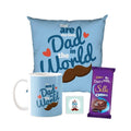 Best Dad in The World Coffee Mug & Chocolate Hamper Set