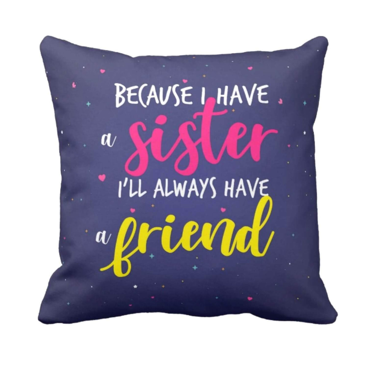 Coolest Sis Cushion with Filler - Personalised Rakhi Gift