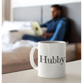 Ceramic Coffee Mug & Coaster - Hubby