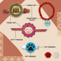 World Best Bro & Best Bhabhi Family Rakhi with Kids Rakhi - Combo of 3