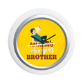 Annoying Brother Round Desk Clock - Funny Rakhi Gift, 6x6 Inch