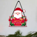 Santa Happy New Year Wall Hanging for Door Decor