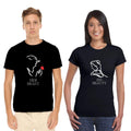 His Beauty & Her Beast Matching Couple T-Shirts