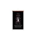 Never Forget I Love You Husband Scroll Card 12x16 inches