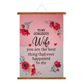 Personalised Valentine Scroll for Wife - To My Gorgeous Wife