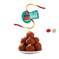 Swag Wala Bhai Rakhi Sweets Combo - Printed Rakhi & Gulab Jamun 1 Kg