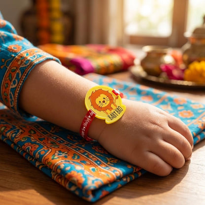 Lion Baby Bro Kids Rakhi for Little Brothers
