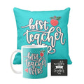Best Teacher Ever Hamper Set of 3 - Mug, Cushion Cover & Coaster
