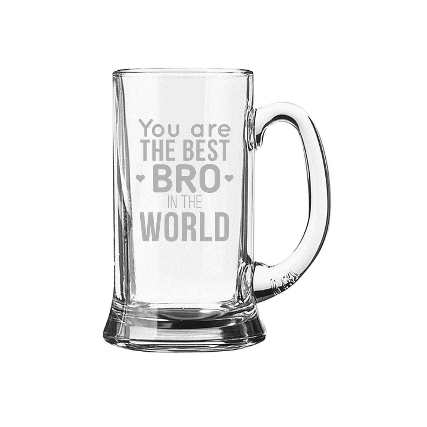 Best Brother in The World Beer Mug