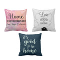 Canvas Cotton 180 TC Cushion Cover 24x24 inch Pink Set of 3