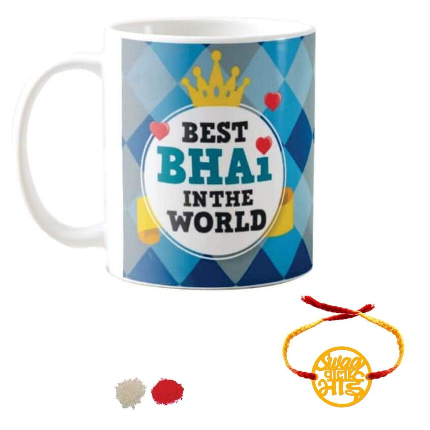 YaYa cafe Family Rakhi for Brother Combo Sets Swag Wala Bhai Rakhi Hamper Raksha Bandhan