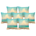 Abstract Cushion Cover Set of 7, 16x16 inches