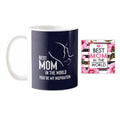 Best Mom in the World Coffee Mug with Coaster - Mother's Day Gift