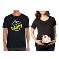 Proud New Daddy & Baby Sleeping Maternity Couple T-Shirts