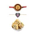 Gabru Bhai & Dabang Bhabhi Rakhi & Badam Patisa 1 Kg Combo - Raksha Bandhan