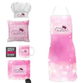 Princess Sister Gift Hamper Set of 4 - Apron, Chef Hat, Mug, Coaster