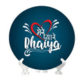 Mere Pyare Bhaiya Decorative Plate - Bhai Dooj Gift for Brother