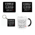 Funny Teasing Sister Coffee Mug with Mouse Pad Hamper