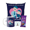 Wonderful Daddy Personalised Mug, Coaster & Cadbury Silk Hamper