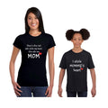 Mom & Daughter Matching T-Shirts She Stole My Heart, Set of 2
