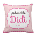 Cushion Cover for Sister - Adorable Didi Print, 12x12